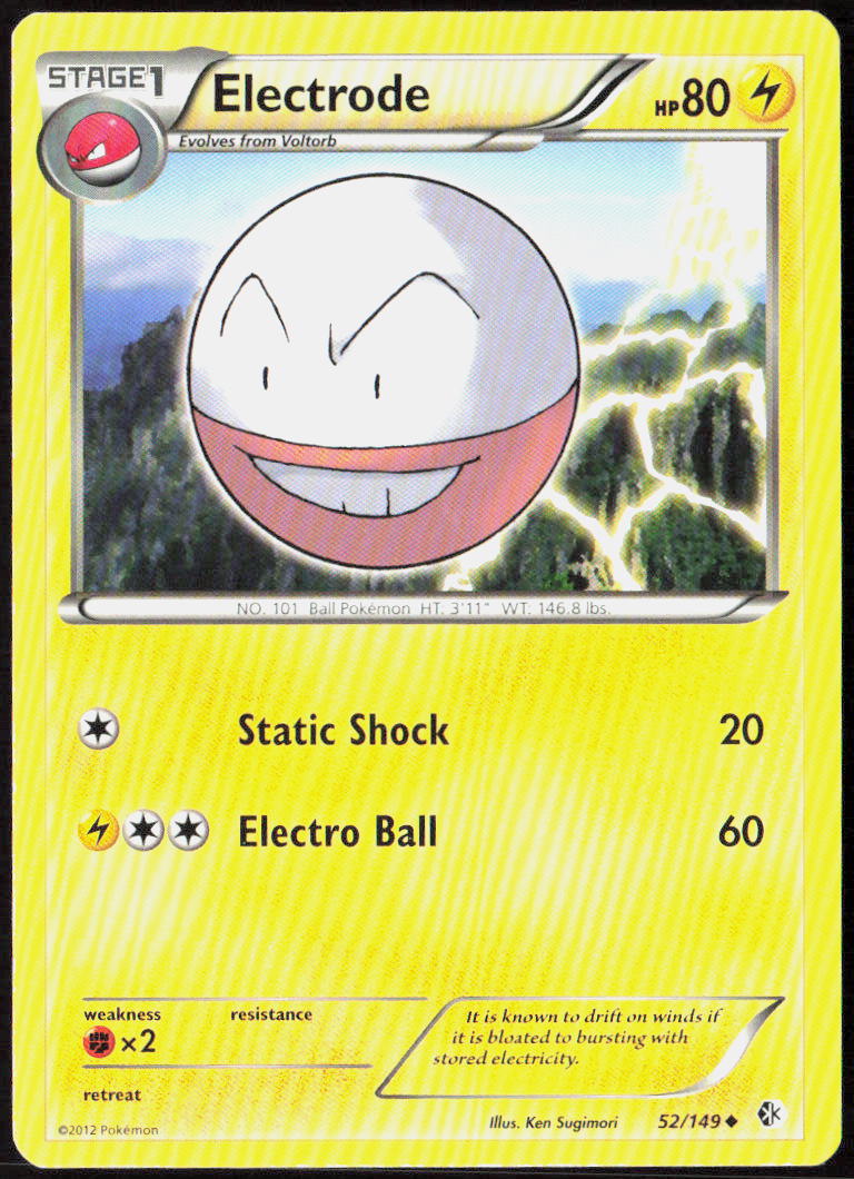Electrode 52/149 Boundaries Crossed Pokemon TCG LP