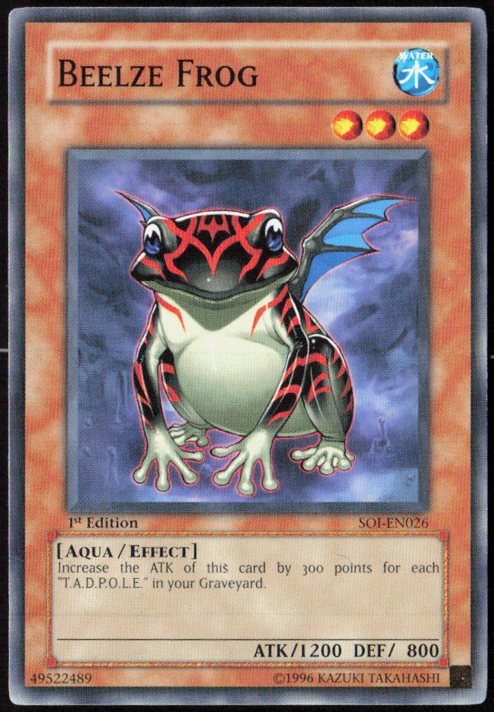 Beelze Frog 1st Edition SOI-EN026 Shadow of Infinity Yu-Gi-Oh! TCG LP
