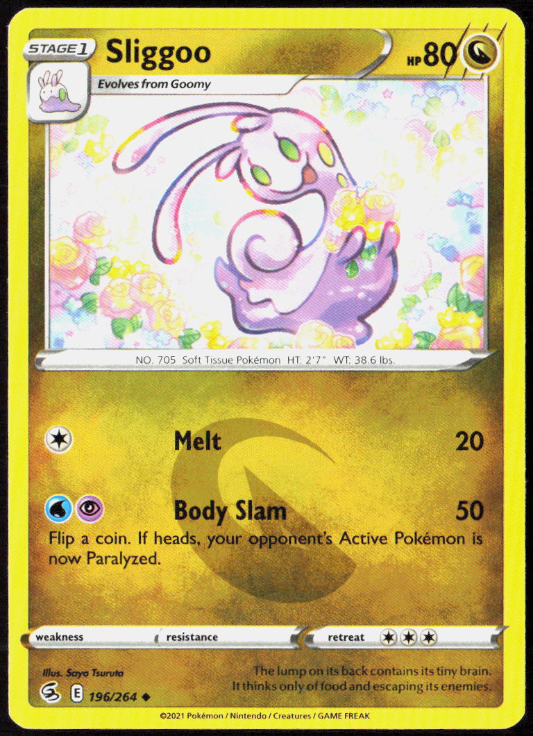 Sliggoo 196/264 SWSH08: Fusion Strike Pokemon TCG LP
