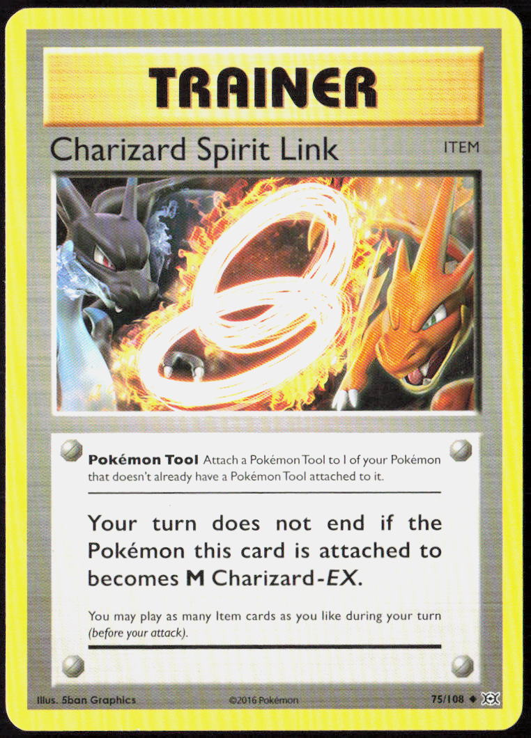Charizard Spirit Link 75/108 XY - Evolutions LP