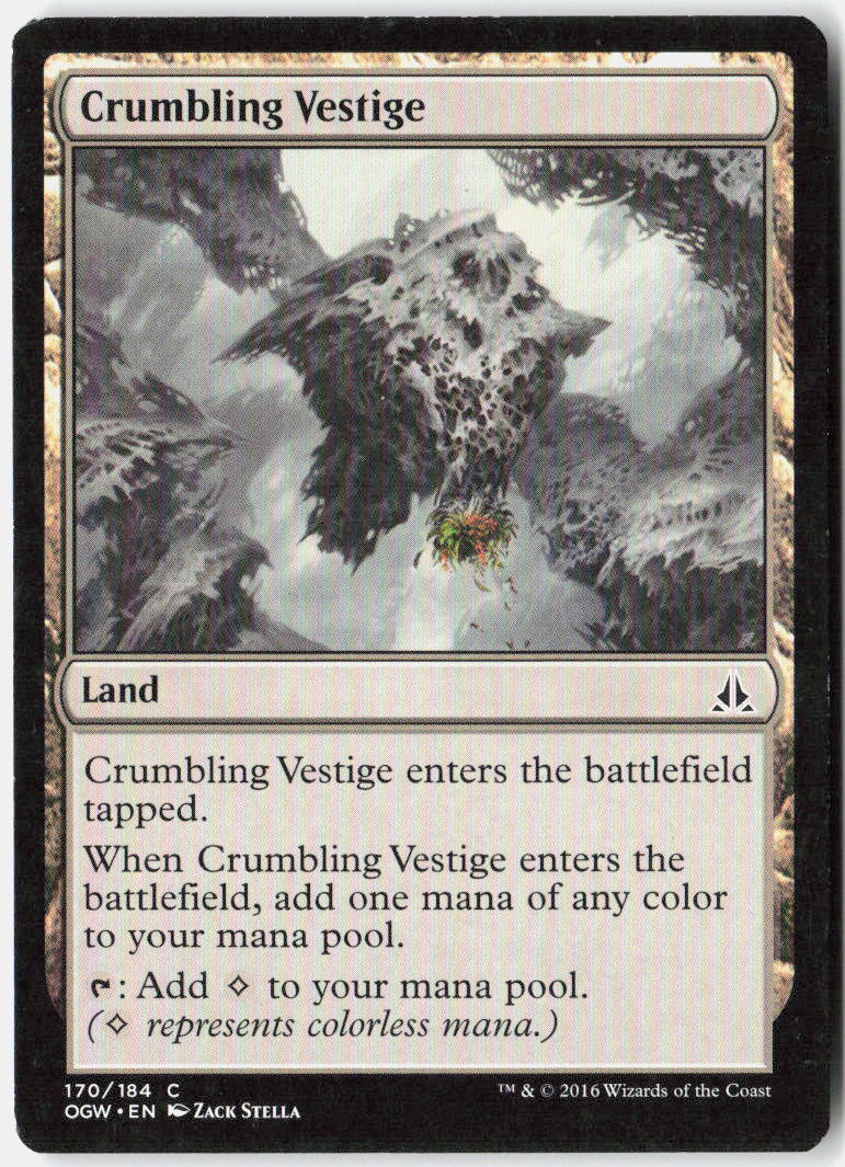 Crumbling Vestige 170 Oath of the Gatewatch Magic: The Gathering LP