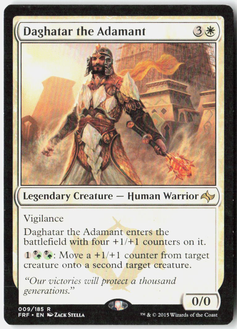 Daghatar the Adamant 9 Fate Reforged Magic: The Gathering LP