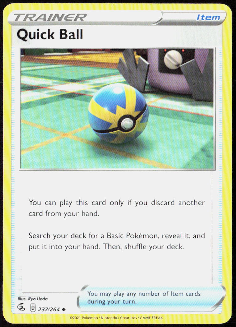 Quick Ball 237/264 SWSH08: Fusion Strike Pokemon TCG LP