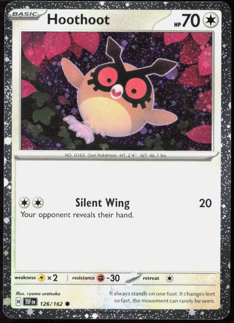 Hoothoot - 126 (Cosmos Holo) Holo 126/162 Misc Cards & Products Pokemon TCG NM