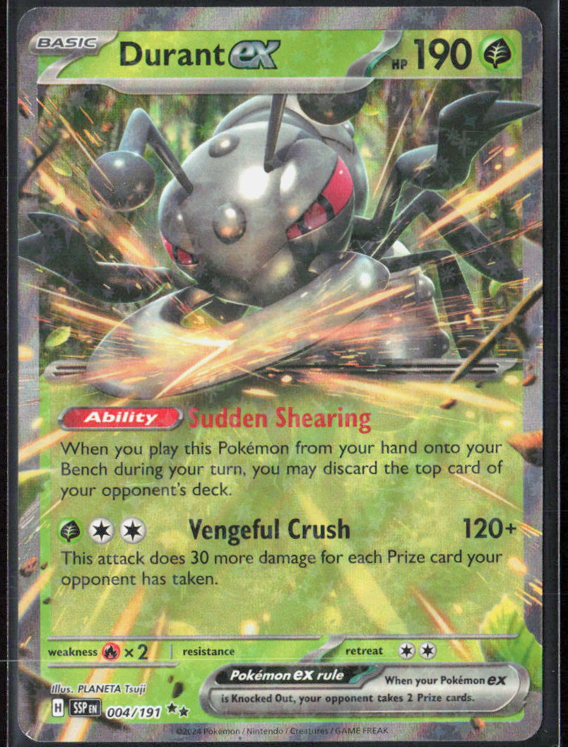 Durant ex Holo 004/191 SV08: Surging Sparks NM