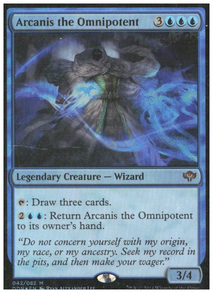Arcanis the Omnipotent Foil 42 Duel Decks: Speed/Cunning Magic: The Gathering LP