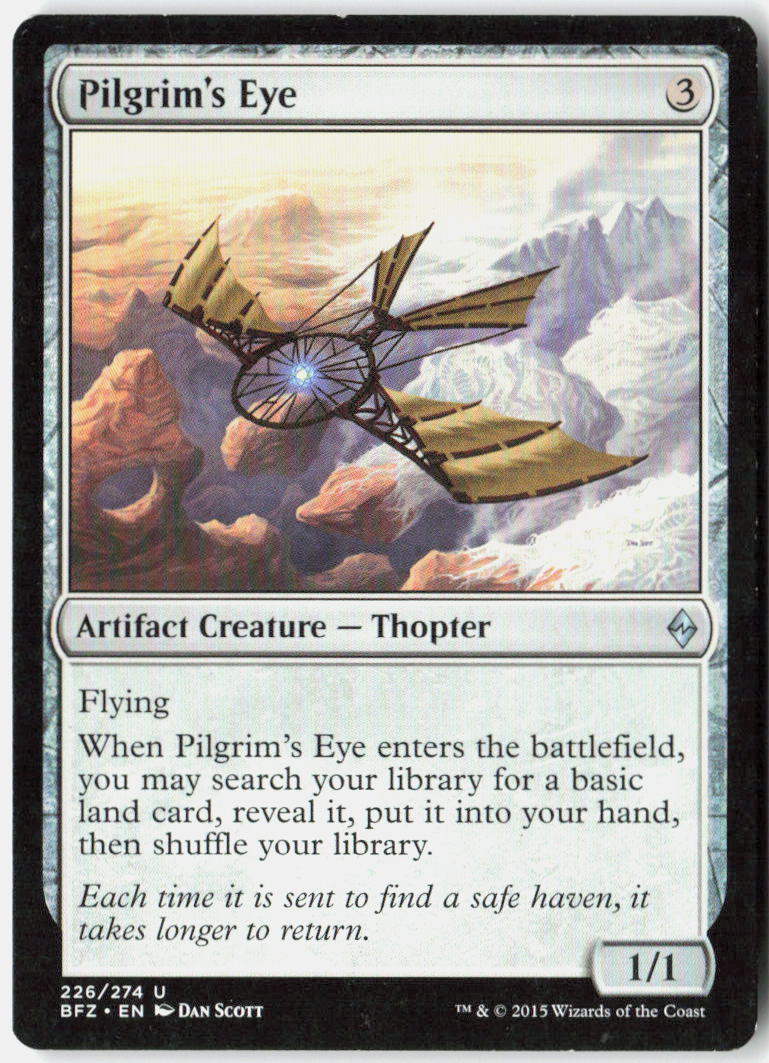 Pilgrim's Eye 226 Battle for Zendikar Magic: The Gathering LP