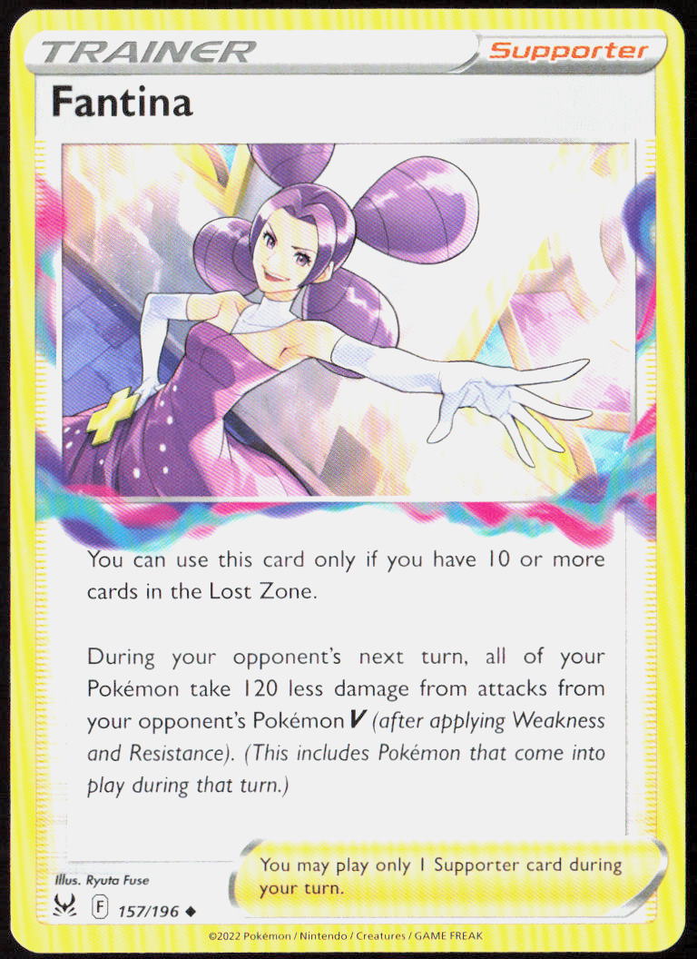Fantina 157/196 SWSH11: Lost Origin Pokemon TCG LP