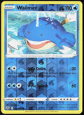 Wailmer Reverse Holo 037/195 SWSH12: Silver Tempest Pokemon TCG LP