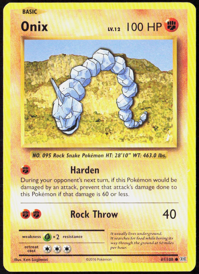 Onix 61/108 XY - Evolutions LP