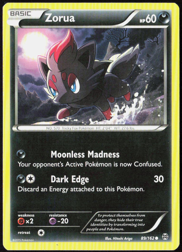 Zorua (89) 89/162 XY - BREAKthrough Pokemon TCG LP