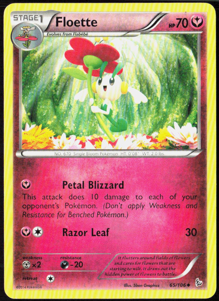 Floette (65) 65/106 XY - Flashfire Pokemon TCG LP