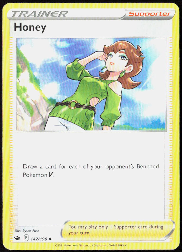 Honey 142/198 SWSH06: Chilling Reign Pokemon TCG LP