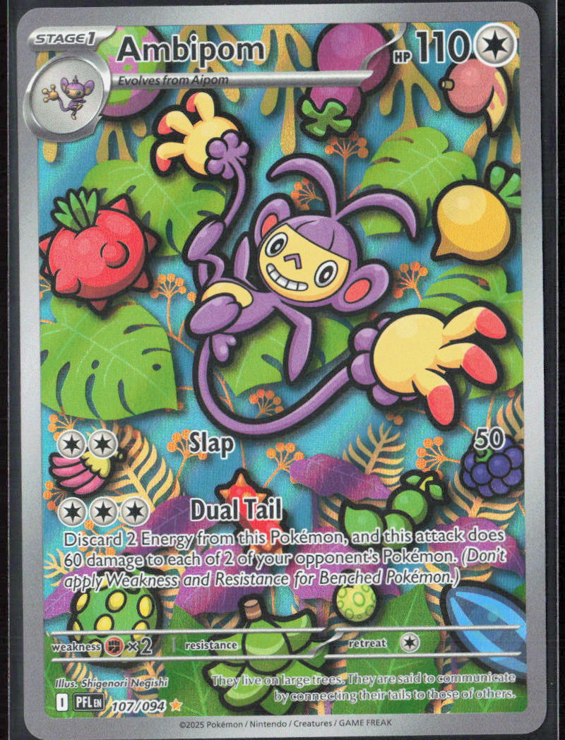 Ambipom Holo 107/094 ME02: Phantasmal Flames NM