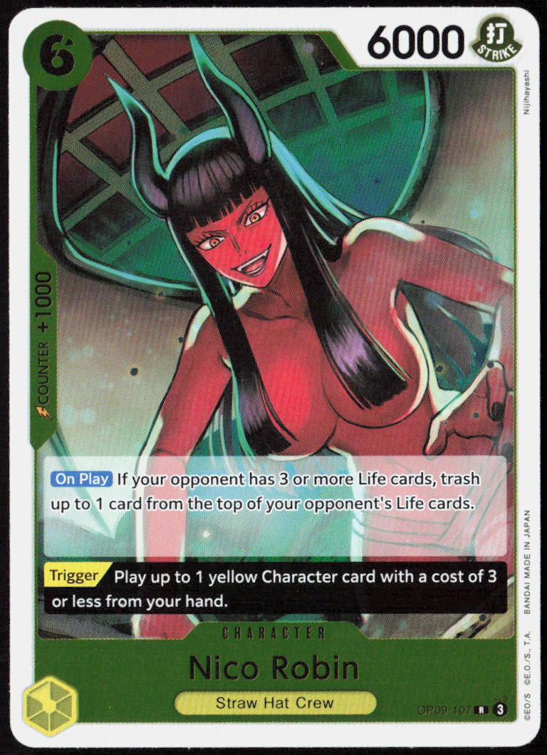 Nico Robin (107) Foil OP09-107 Emperors in the New World One Piece CCG NM