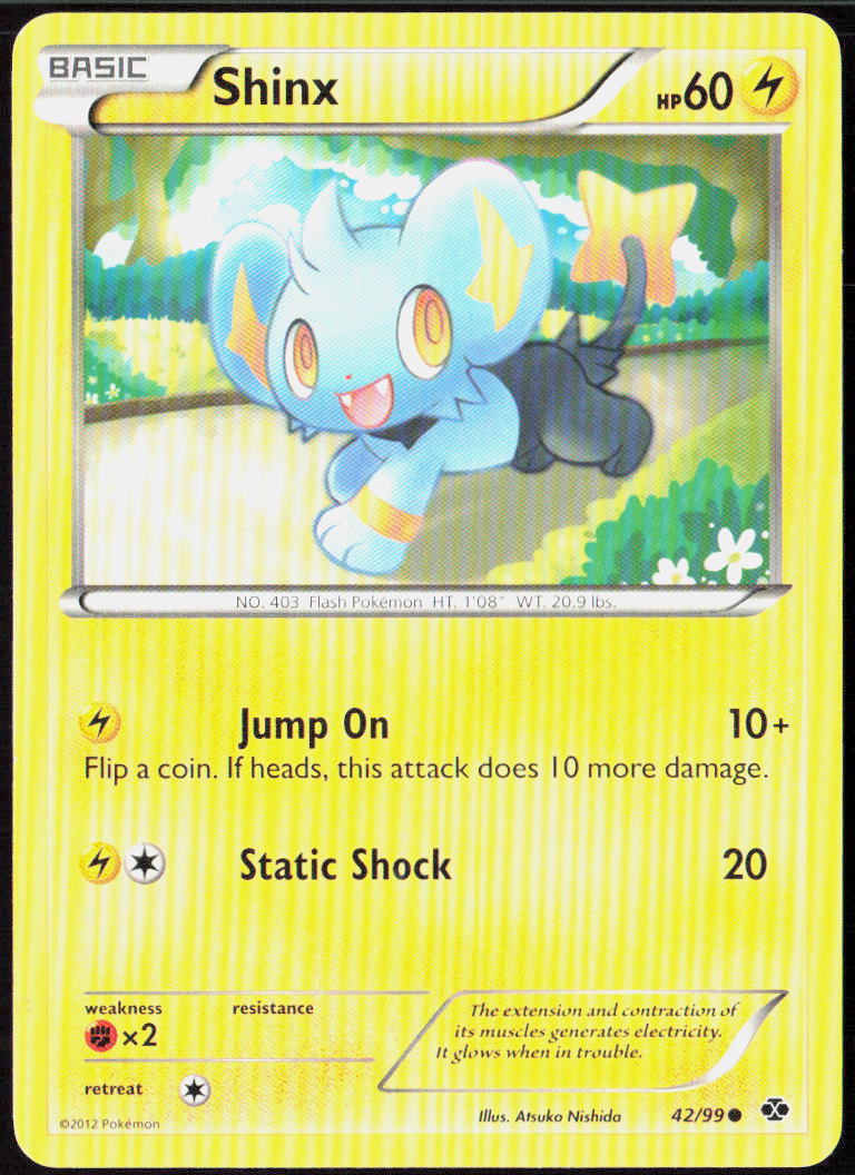 Shinx (42) 42/99 Next Destinies Pokemon TCG LP