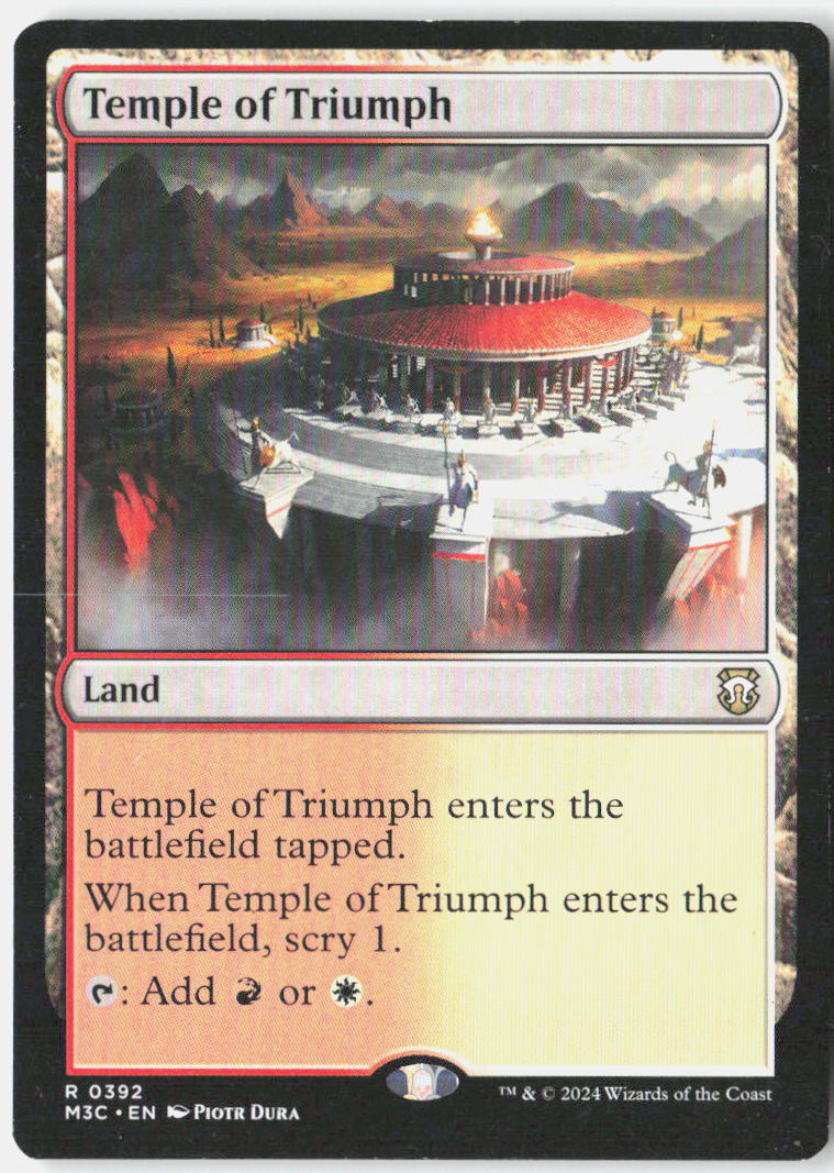 Temple of Triumph 392 Commander: Modern Horizons 3 Magic: The Gathering LP