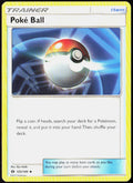 Poke Ball 125/149 SM Base Set Pokemon TCG LP