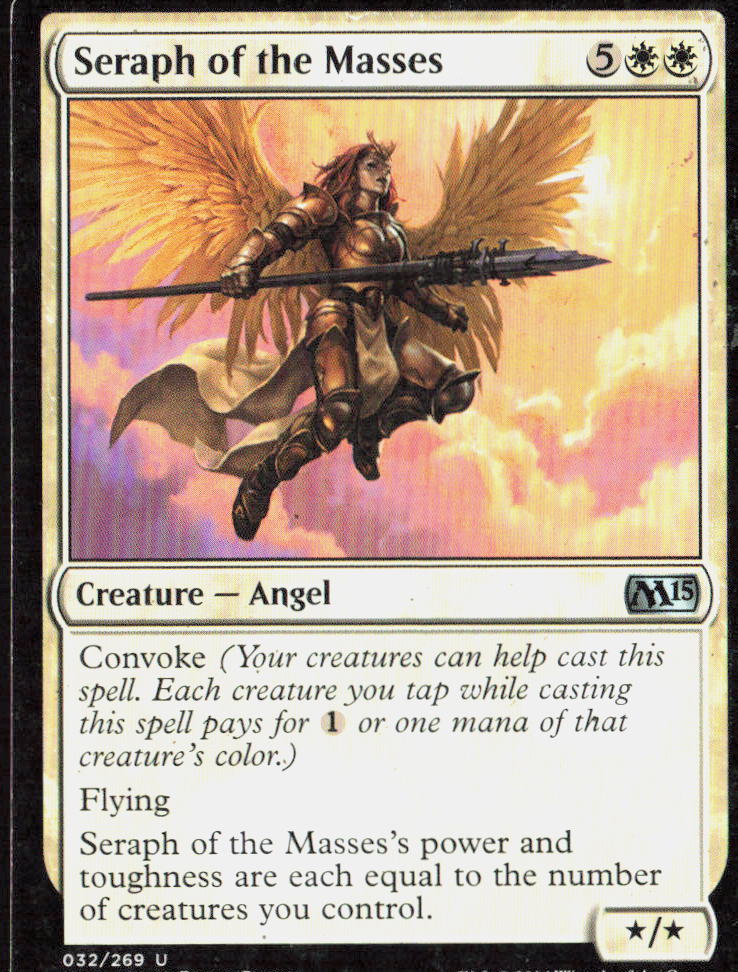 Seraph of the Masses 32 Magic 2015 (M15) Magic: The Gathering LP