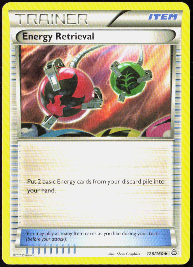 Energy Retrieval 126/160 XY - Primal Clash Pokemon TCG LP