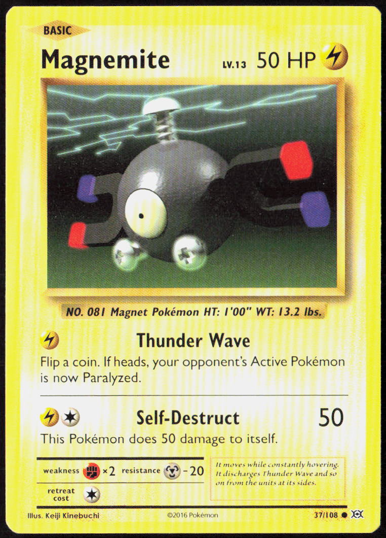 Magnemite 37/108 XY - Evolutions LP