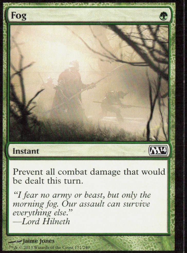 Fog 171 Magic 2014 (M14) Magic: The Gathering LP