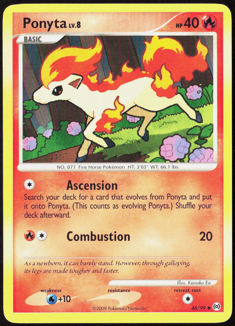 Ponyta (46) 46/99 Arceus Pokemon TCG LP