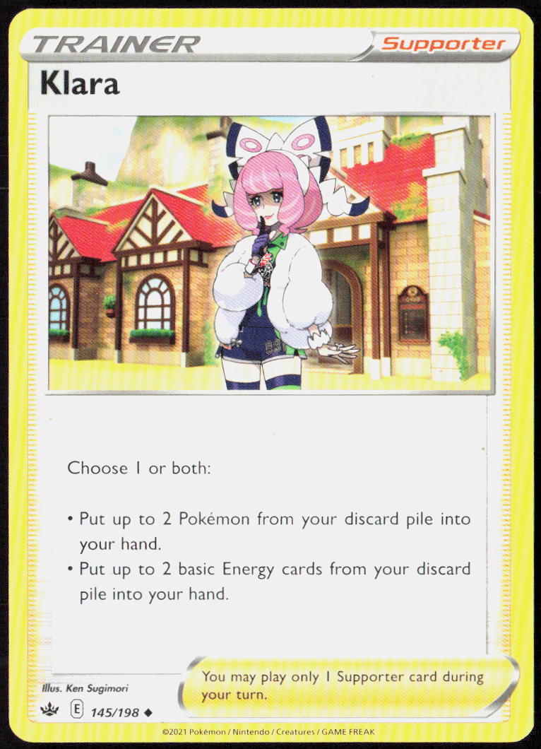 Klara 145/198 SWSH06: Chilling Reign Pokemon TCG LP