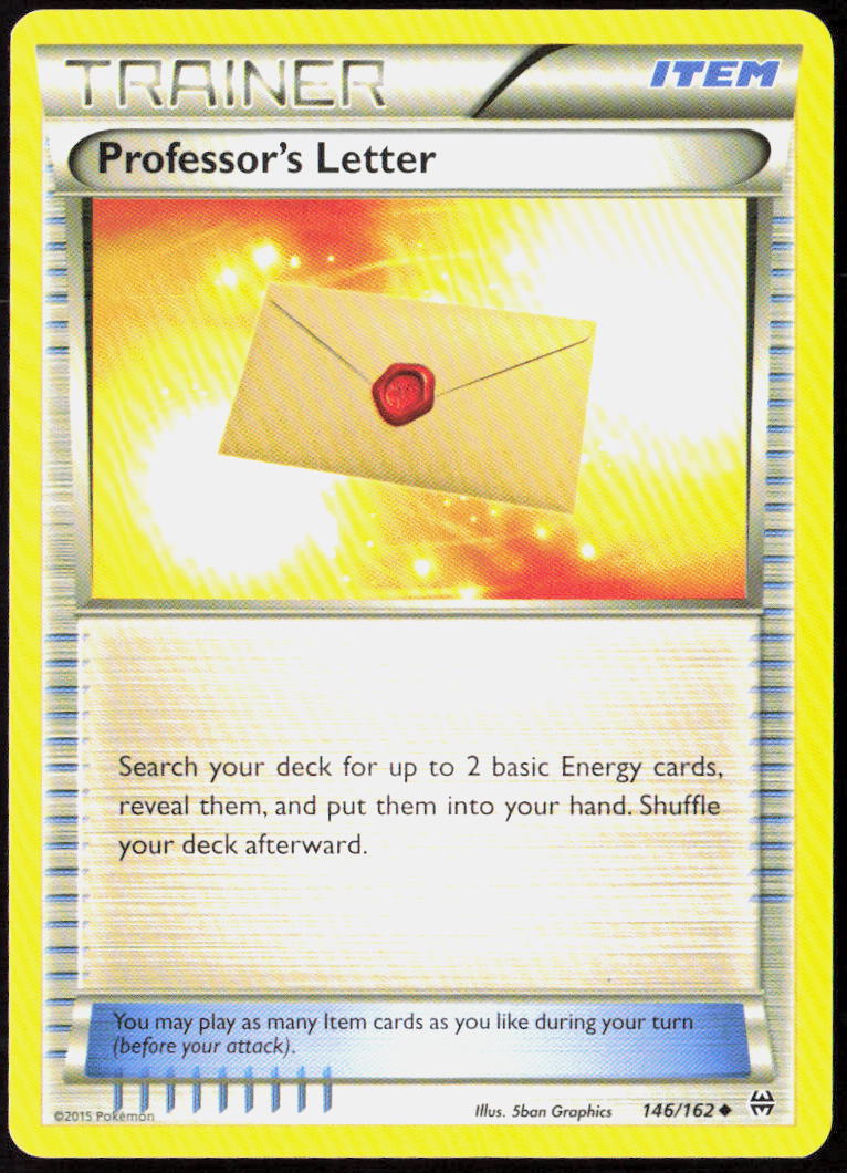 Professor's Letter 146/162 XY - BREAKthrough Pokemon TCG LP