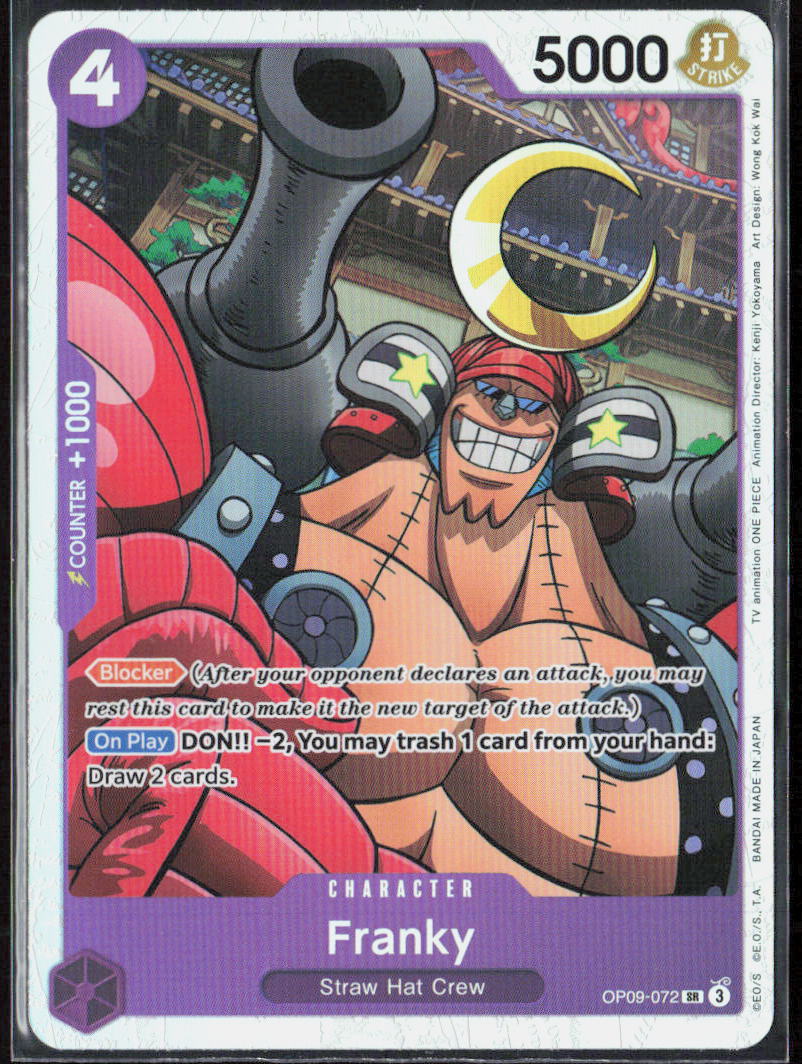 Franky Foil OP09-072 Emperors in the New World One Piece CCG NM