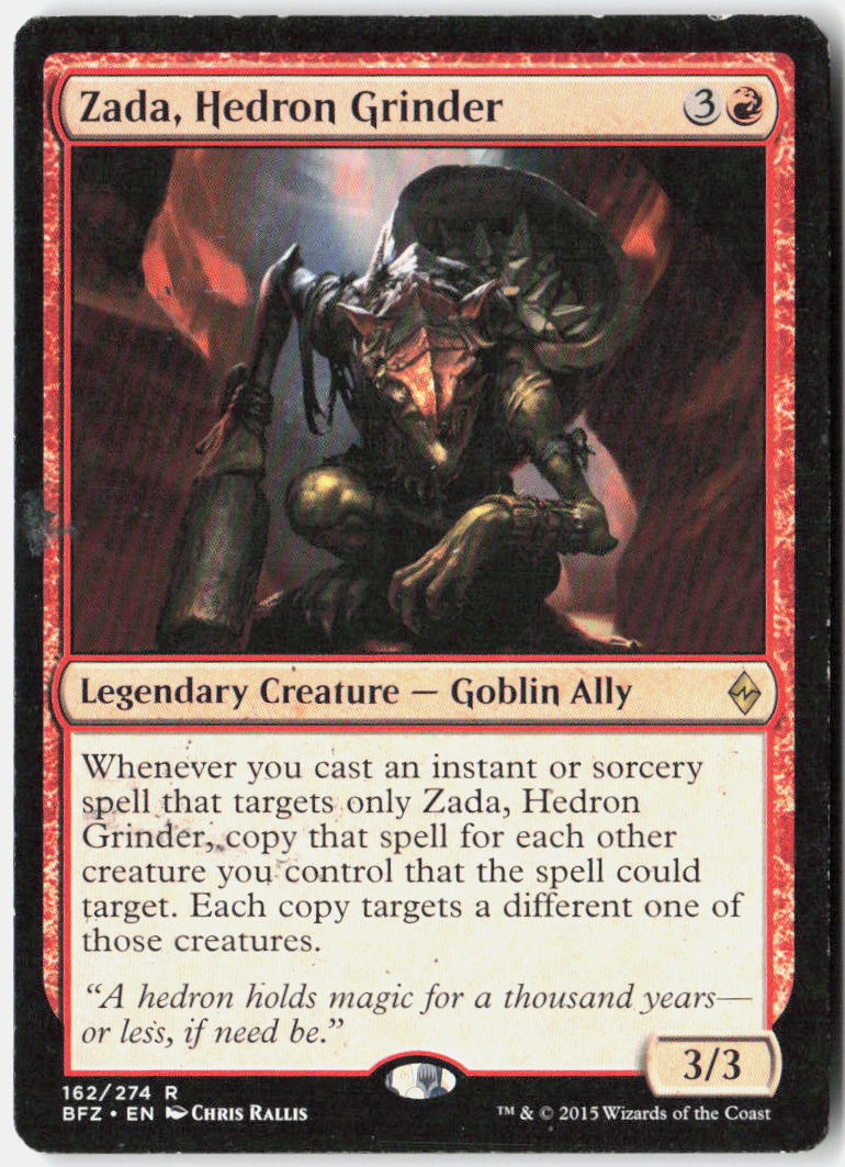 Zada, Hedron Grinder 162 Battle for Zendikar Magic: The Gathering LP