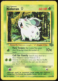 Nidoran F Unlimited 57/64 Jungle Pokemon TCG DMG