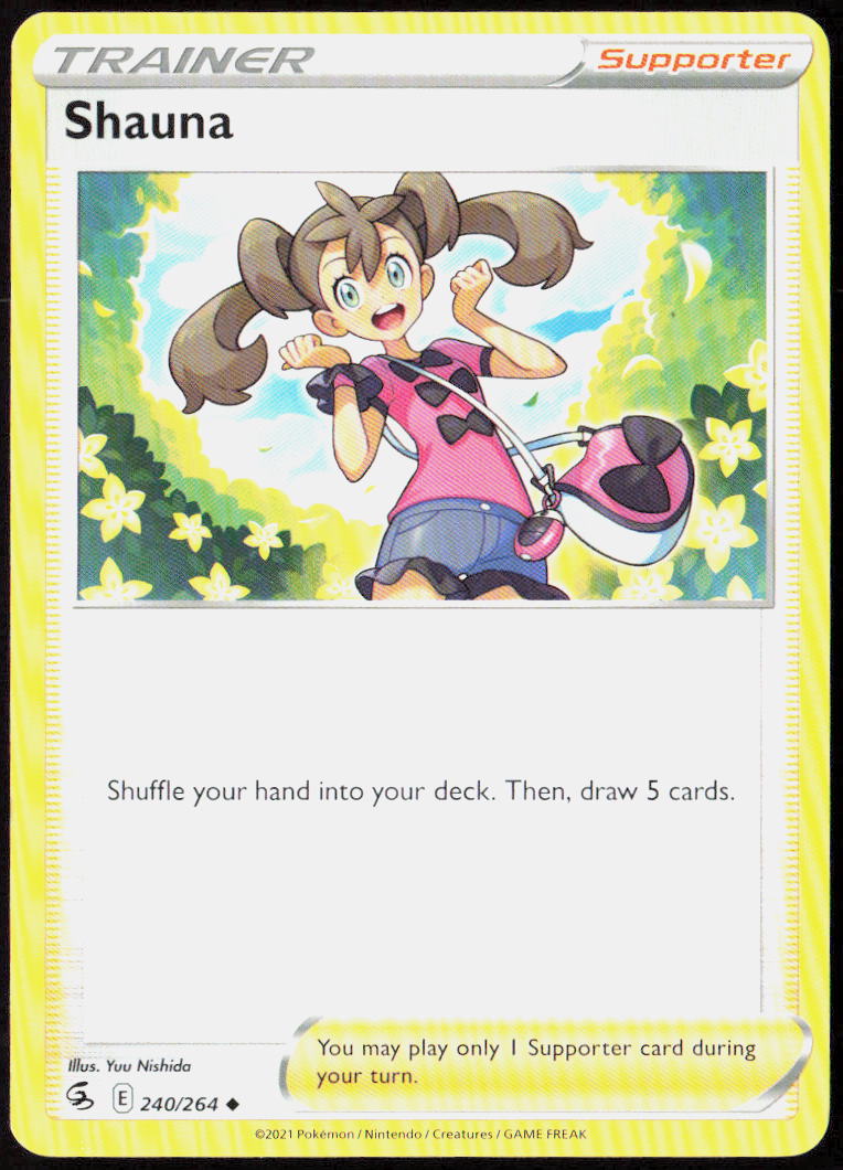 Shauna 240/264 SWSH08: Fusion Strike Pokemon TCG LP