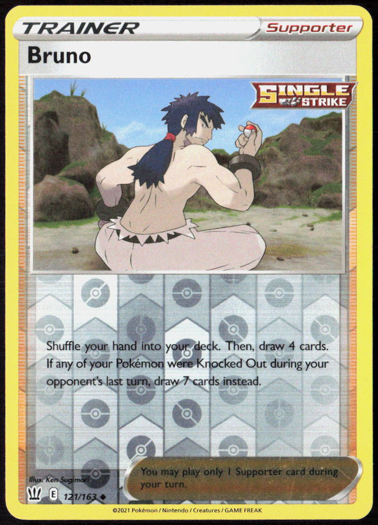 Bruno Reverse Holo 121/163 SWSH05: Battle Styles LP