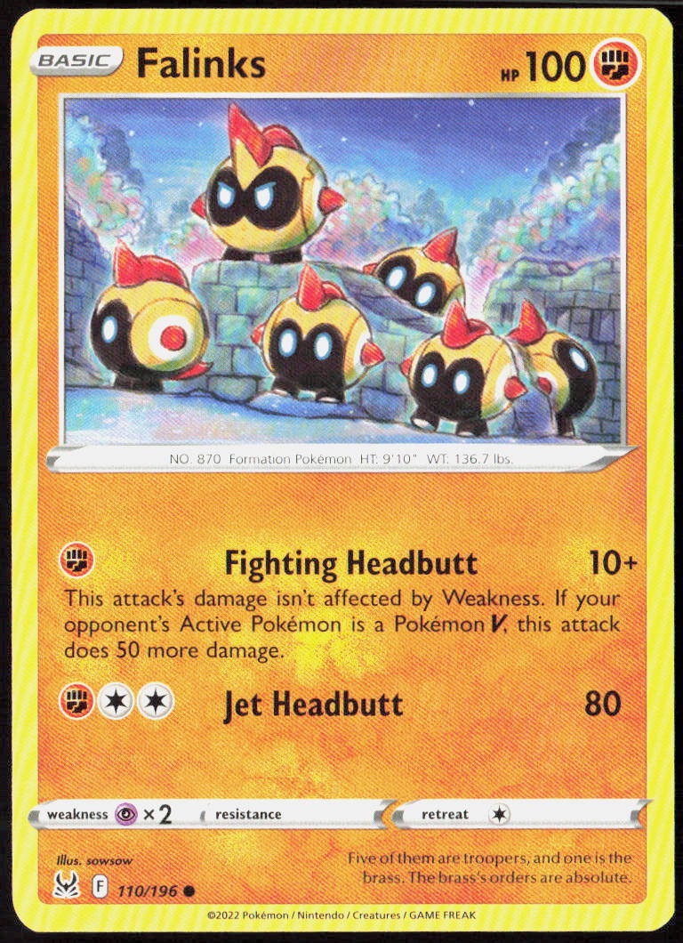 Falinks 110/196 SWSH11: Lost Origin Pokemon TCG LP