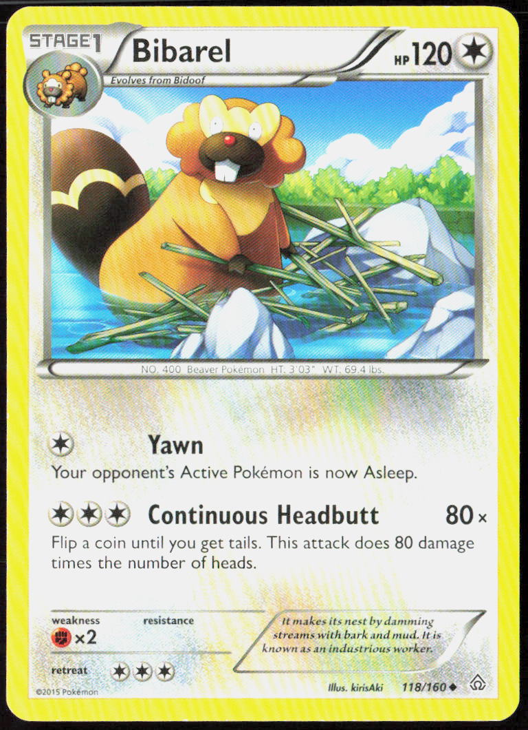 Bibarel 118/160 XY - Primal Clash Pokemon TCG LP