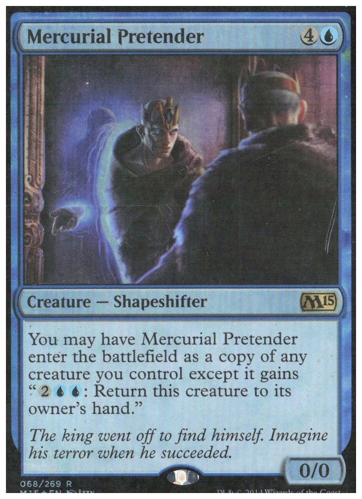 Mercurial Pretender Foil 68 Magic 2015 (M15) Magic: The Gathering LP