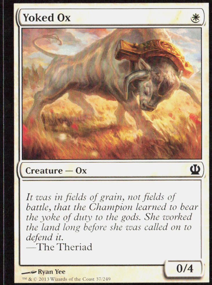 Yoked Ox 37 Theros Magic: The Gathering LP