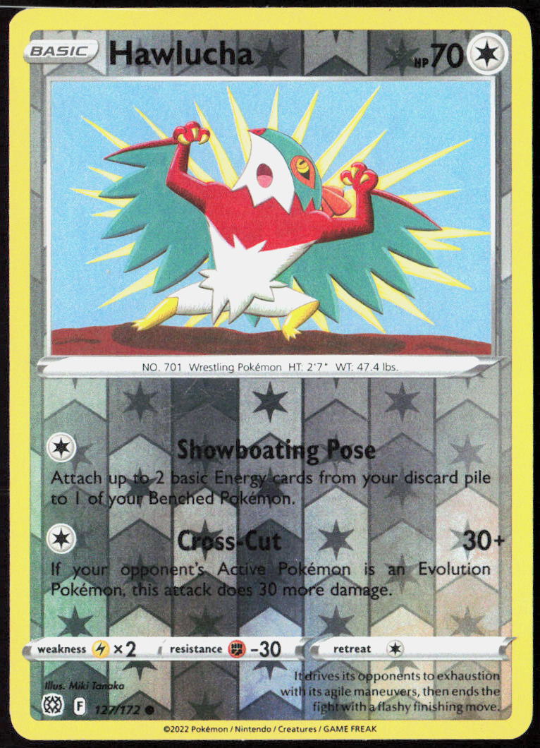 Hawlucha 127/172 SWSH09: Brilliant Stars Pokemon TCG LP
