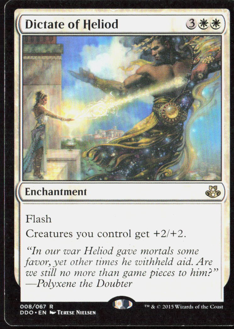 Dictate of Heliod 8 Duel Decks: Elspeth vs. Kiora Magic: The Gathering LP