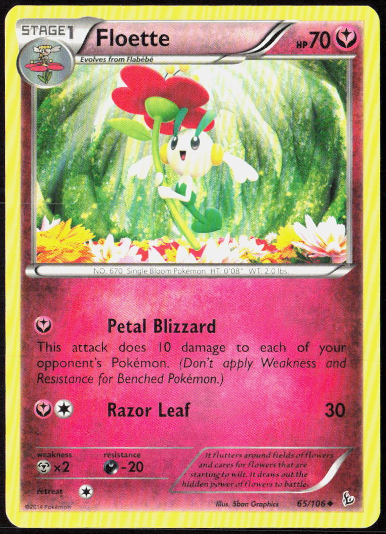 Floette (65) 65/106 XY - Flashfire Pokemon TCG LP