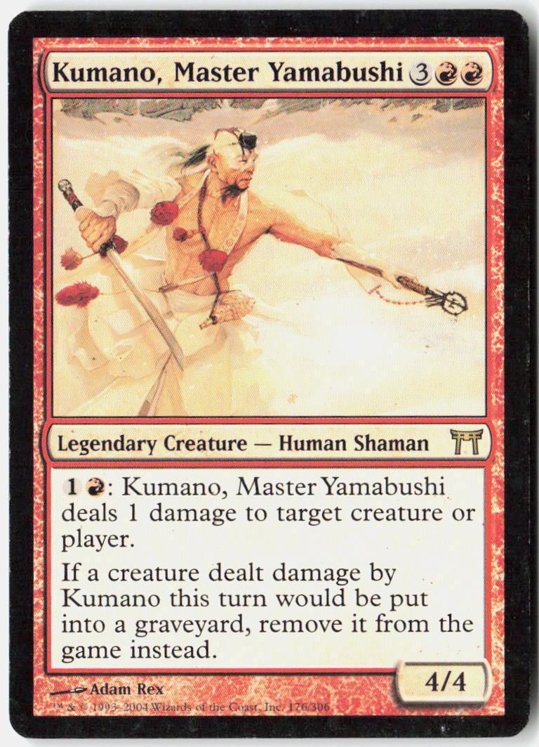 Kumano, Master Yamabushi 176 Champions of Kamigawa Magic: The Gathering LP