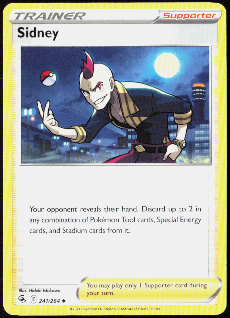 Sidney 241/264 SWSH08: Fusion Strike Pokemon TCG LP