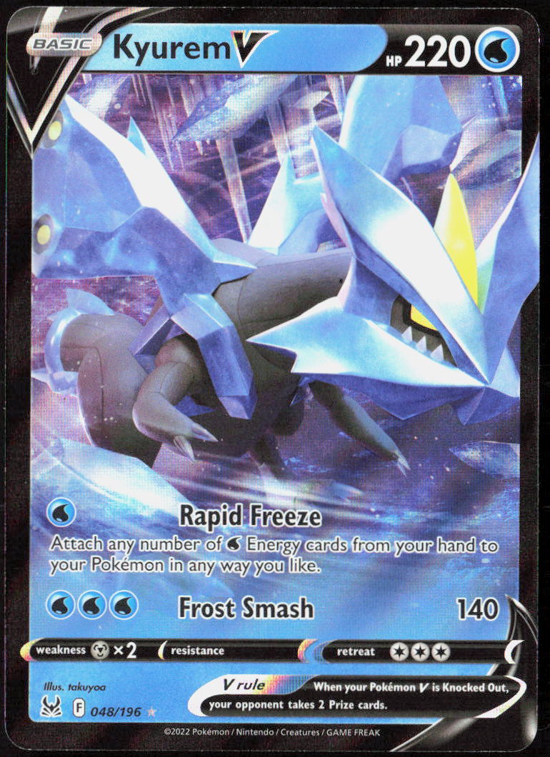 Kyurem V Holo 048/196 Jumbo Cards Pokemon TCG LP