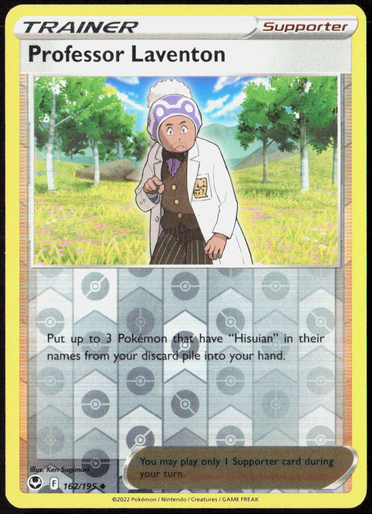 Professor Laventon Reverse Holo 162/195 SWSH12: Silver Tempest LP