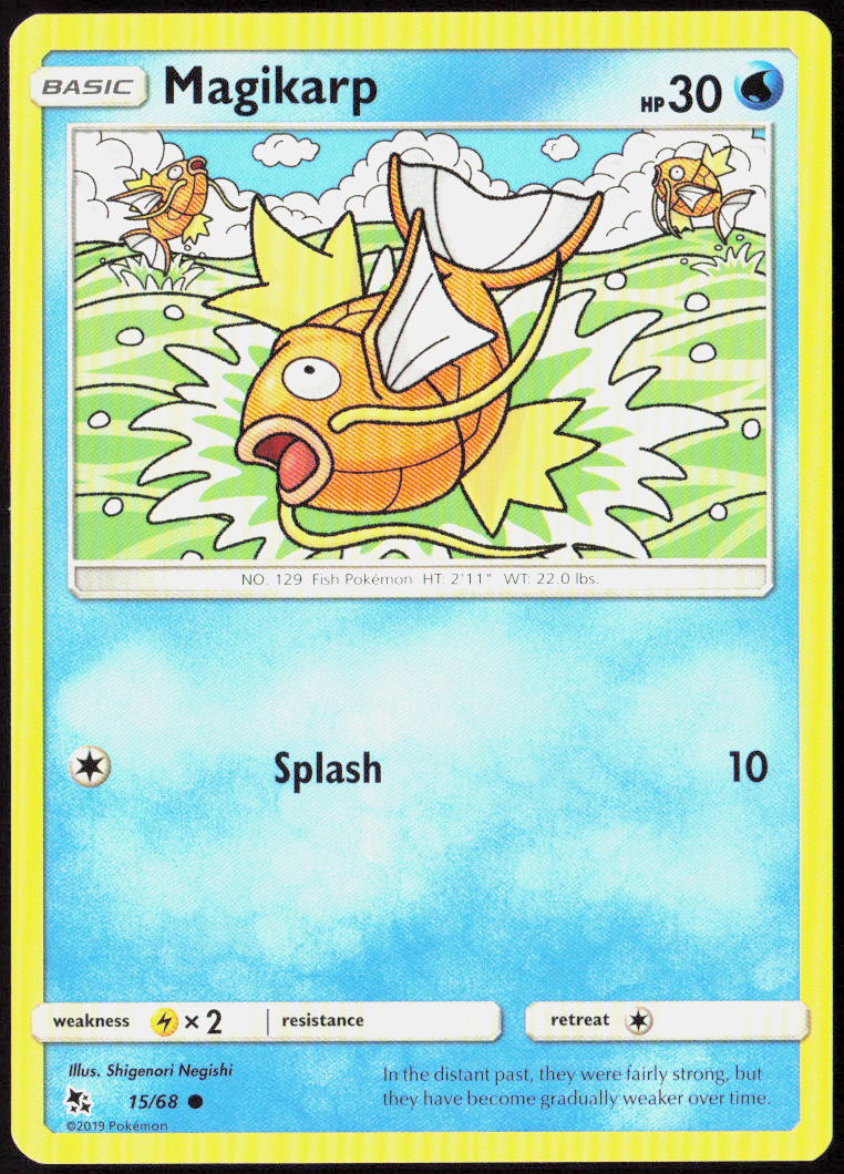 Magikarp 15/68 Hidden Fates Pokemon TCG LP