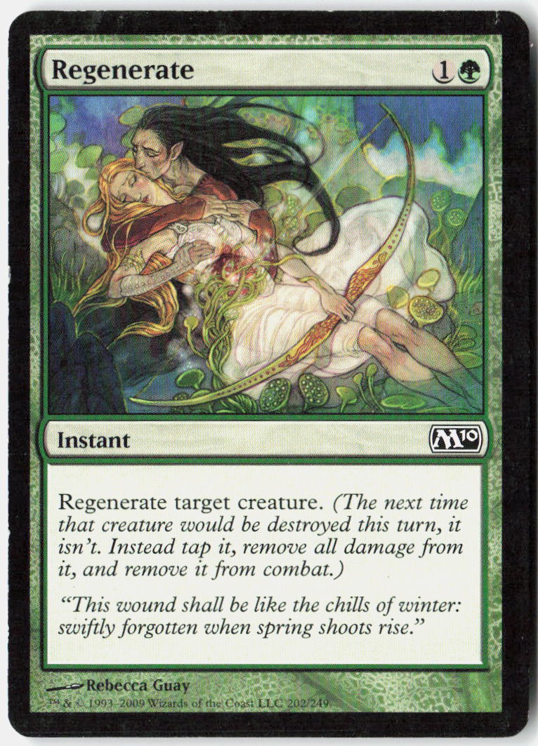 Regenerate 202 Magic 2010 (M10) Magic: The Gathering LP