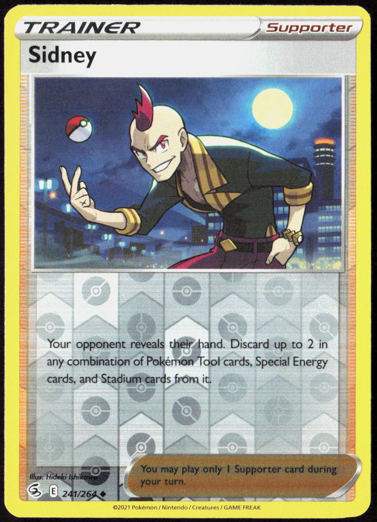 Sidney Reverse Holo 241/264 SWSH08: Fusion Strike NM