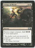 Liturgy of Blood 104 Magic 2014 (M14) Magic: The Gathering LP