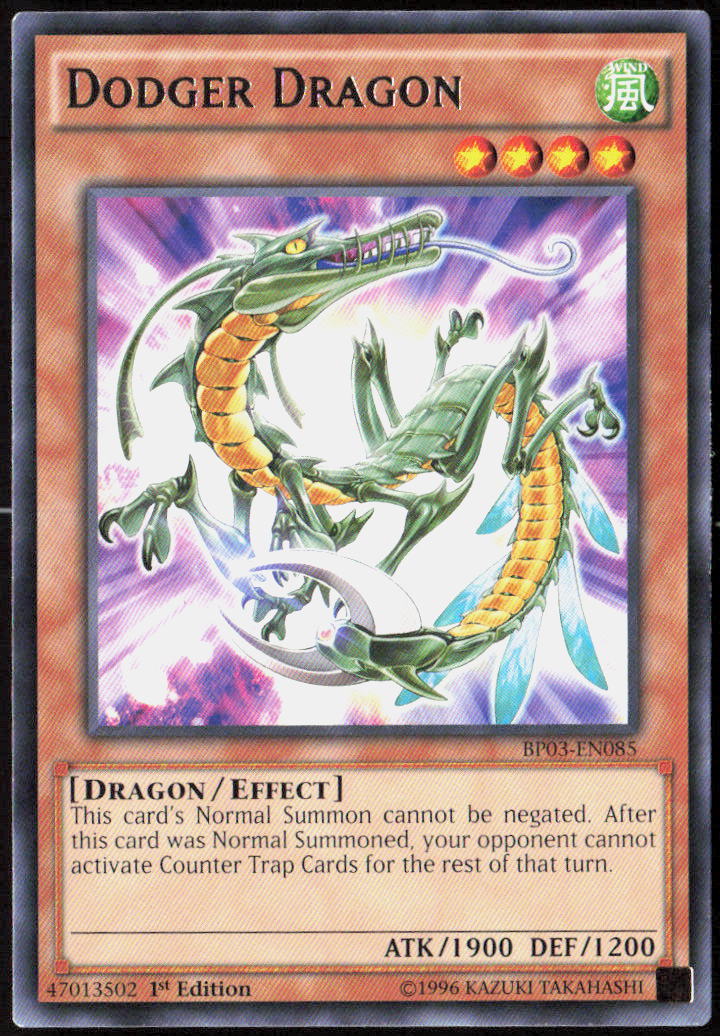 Dodger Dragon 1st Edition BP03-EN085 Battle 3: Monster League Yu-Gi-Oh! TCG